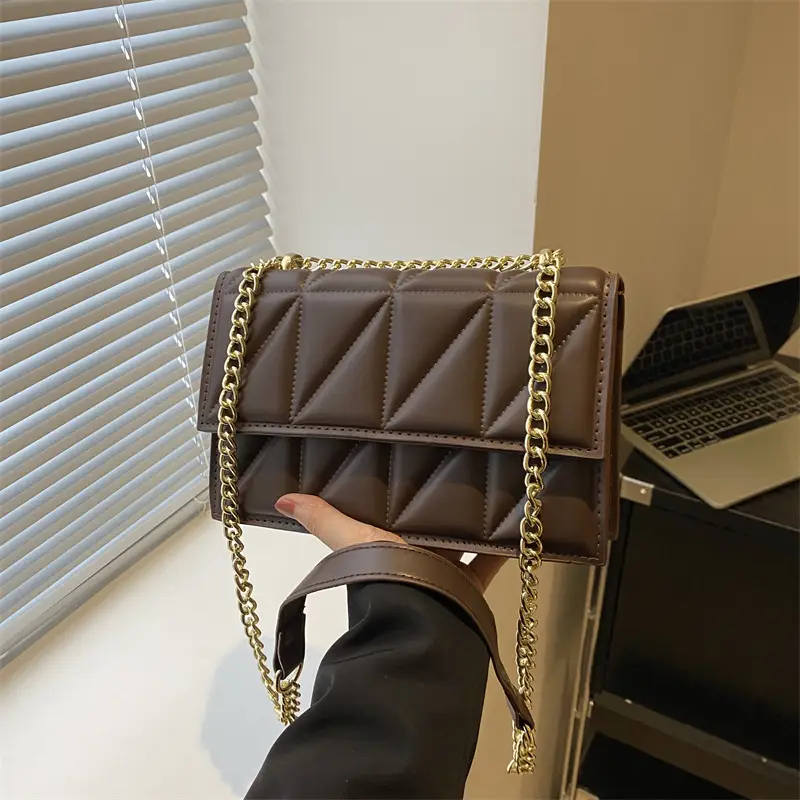 Orange Chain Crossbody Bag for Women 2024 - Image 7