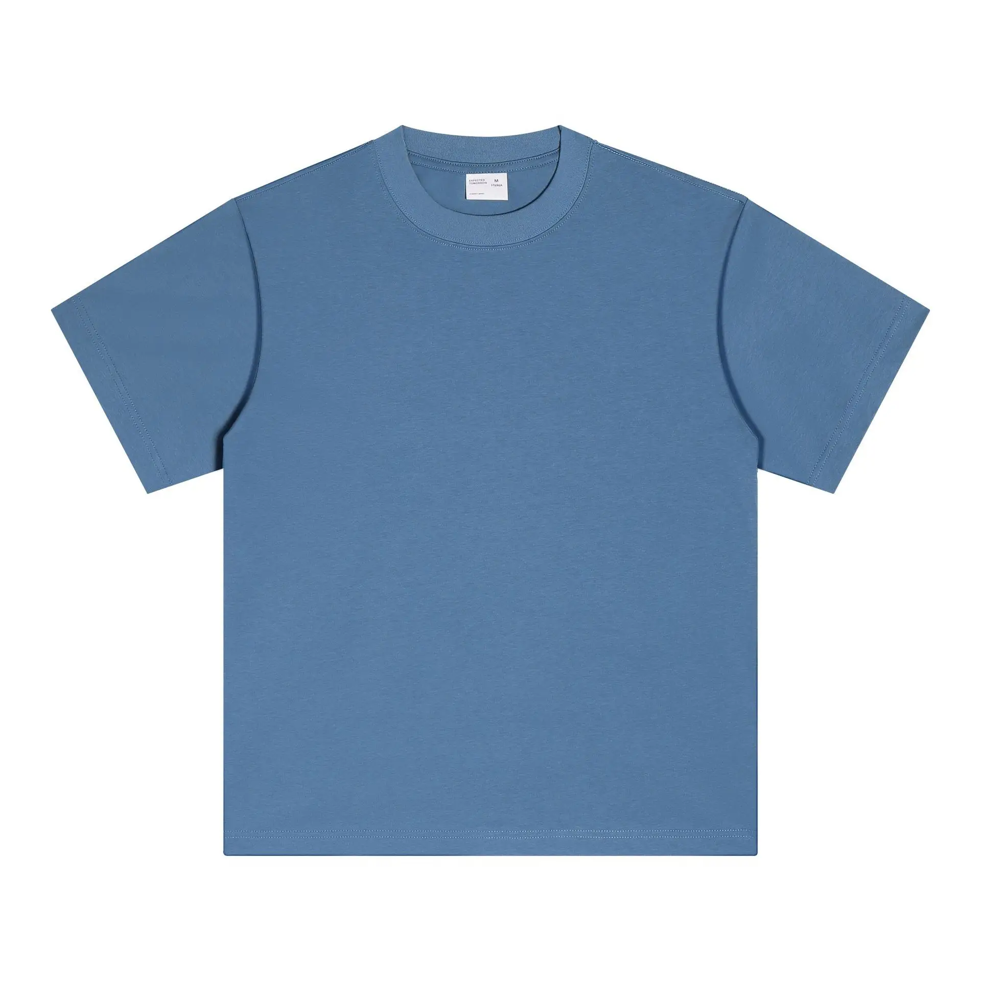 Men's Pink Cotton T-Shirt 300g Double Yarn - Image 10