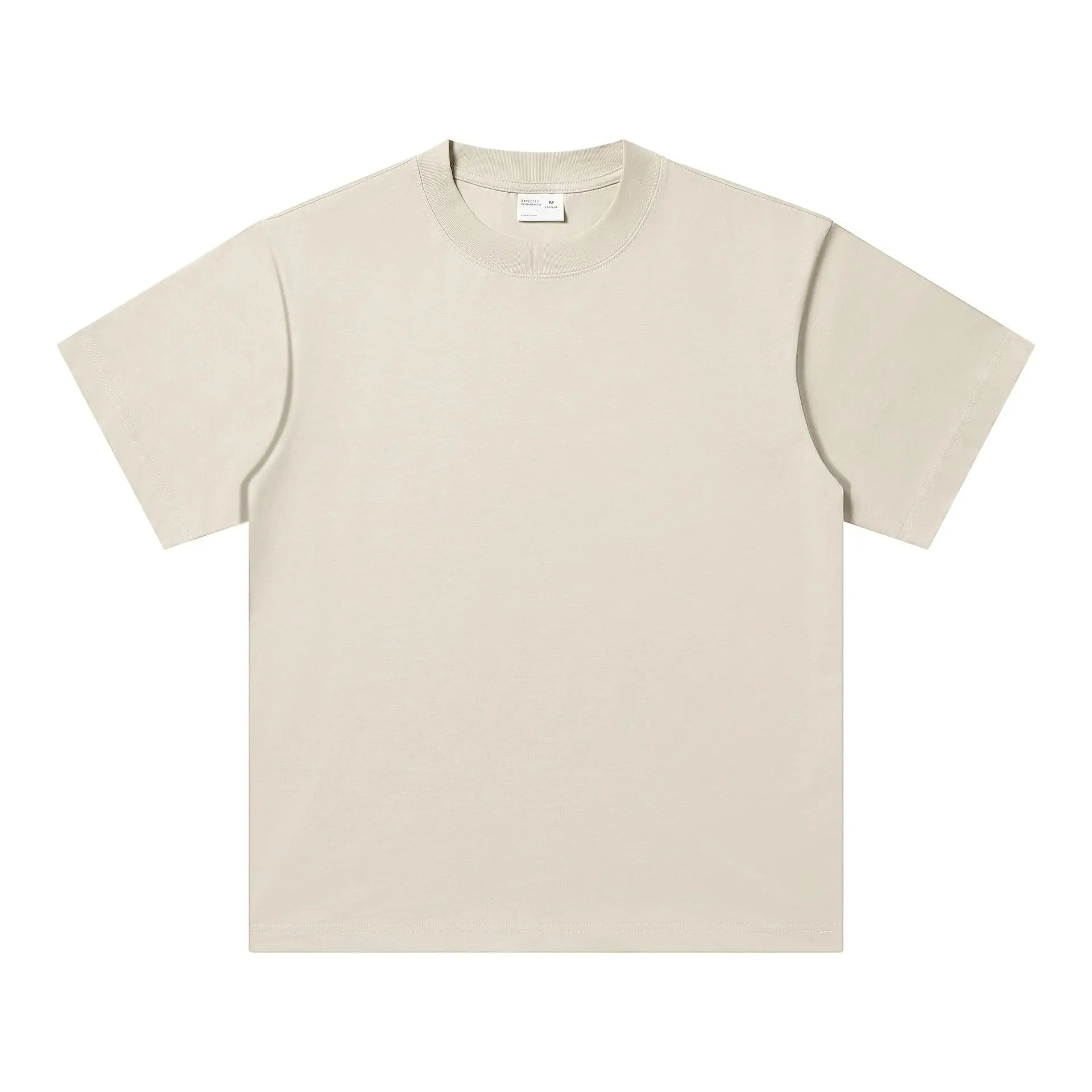 Men's Pink Cotton T-Shirt 300g Double Yarn - Image 13