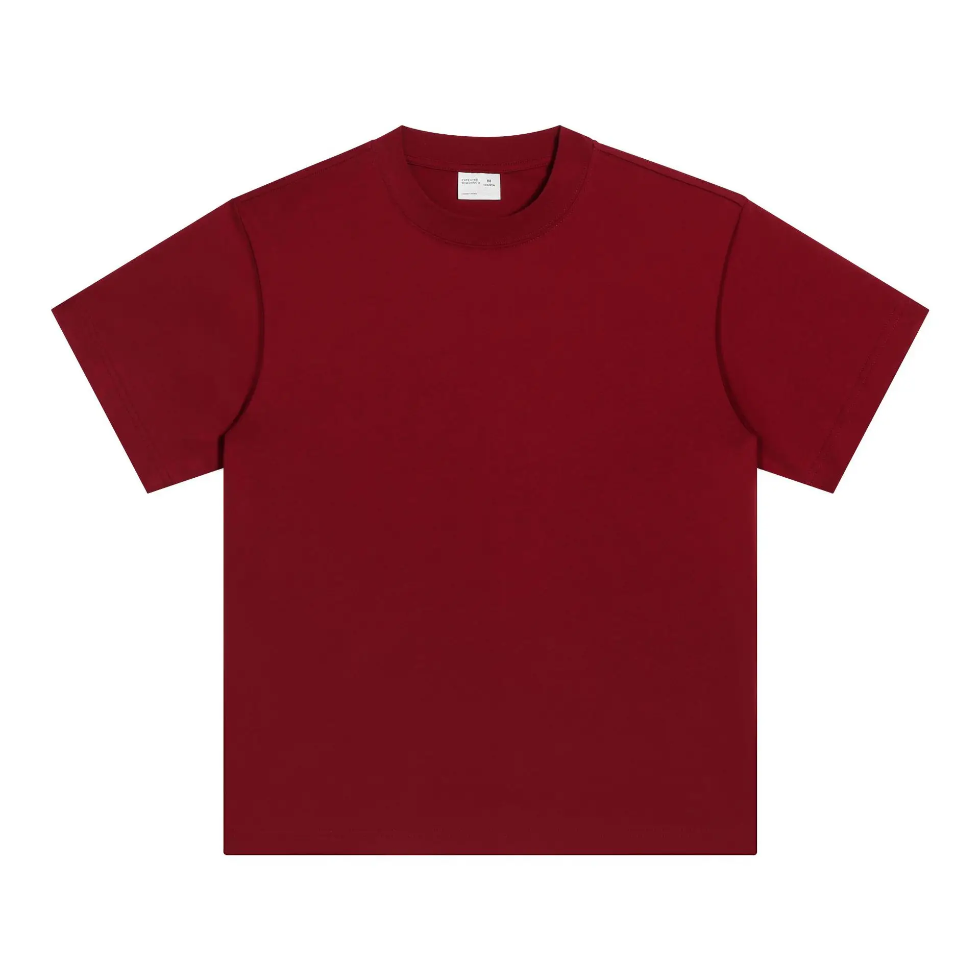 Men's Pink Cotton T-Shirt 300g Double Yarn - Image 15