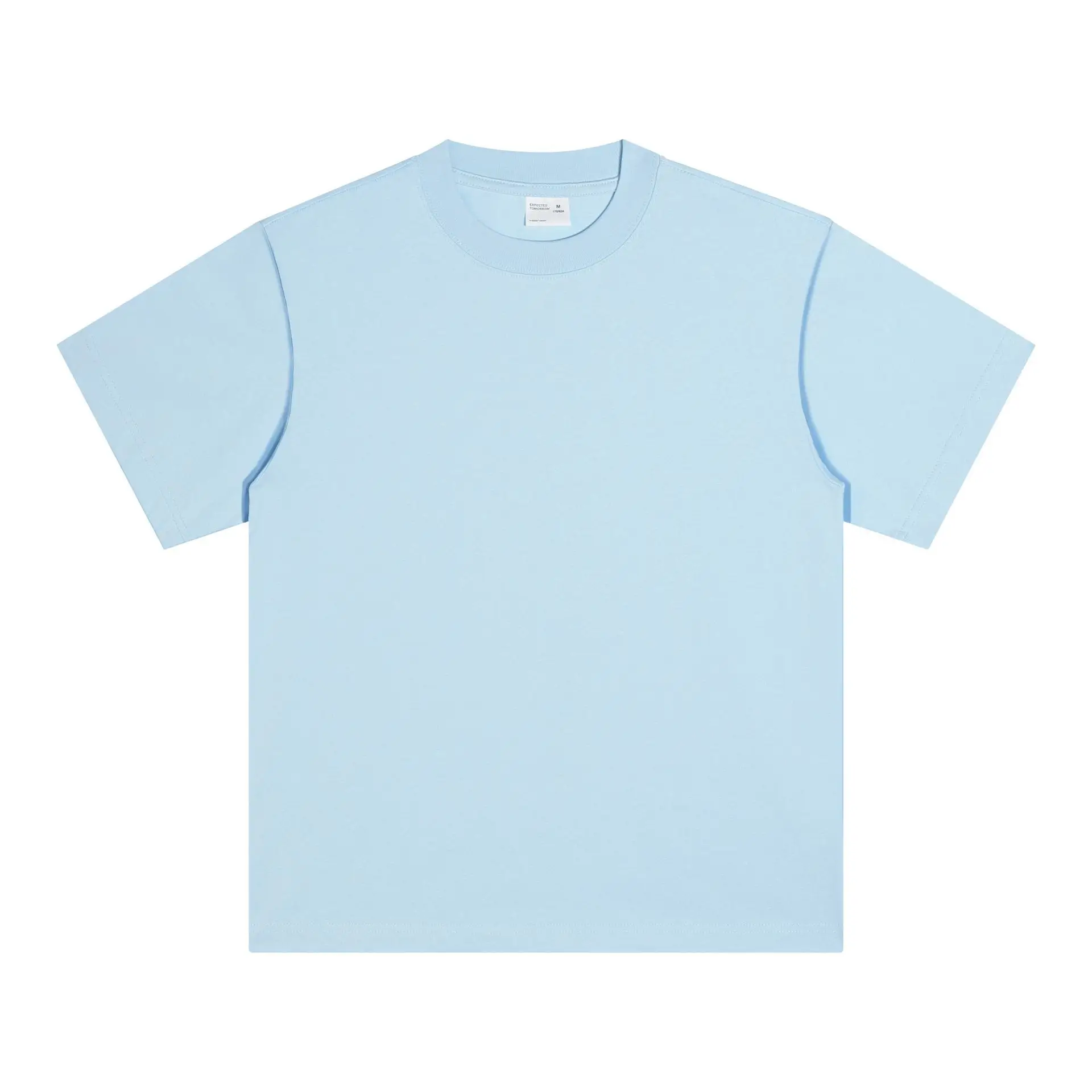 Men's Pink Cotton T-Shirt 300g Double Yarn - Image 4