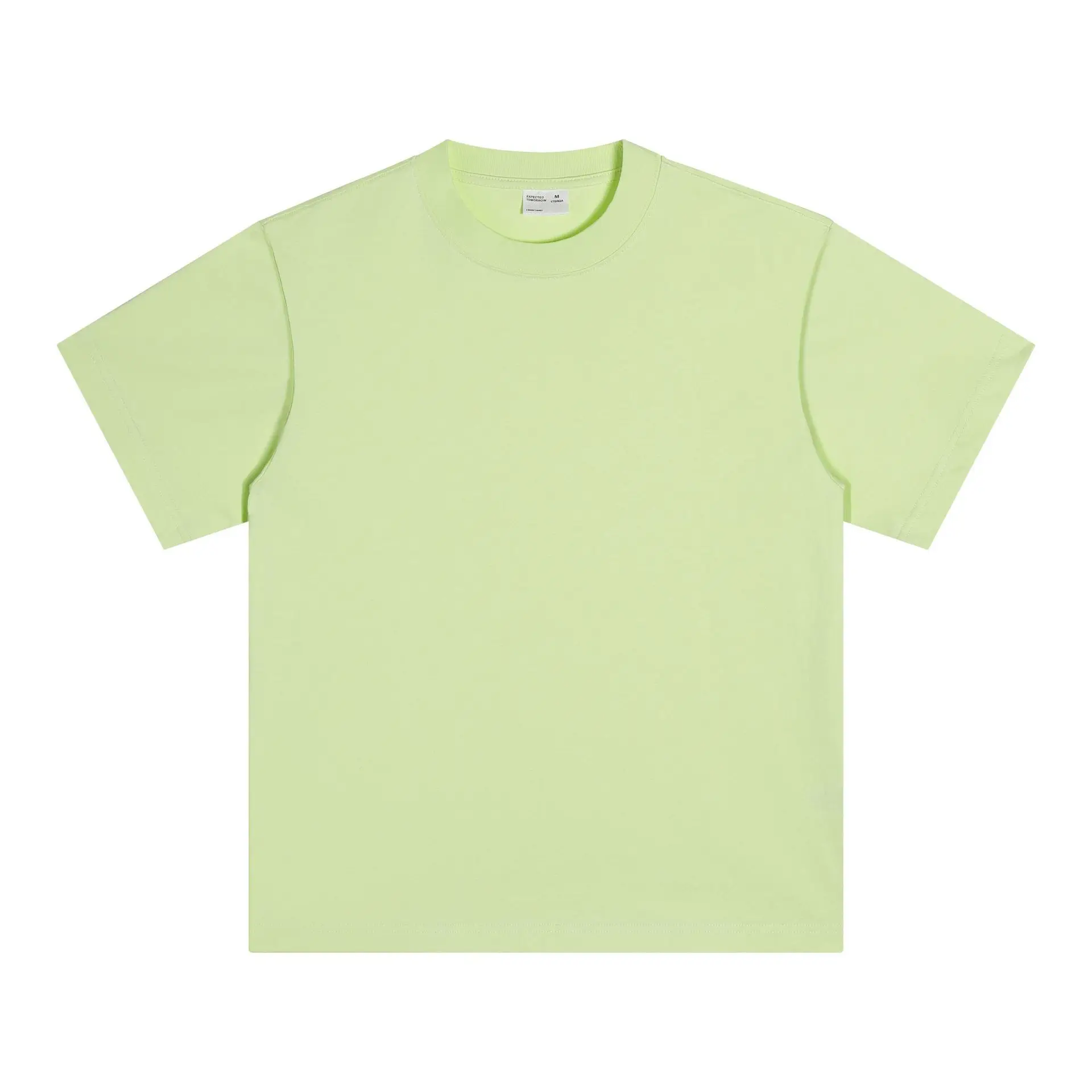 Men's Pink Cotton T-Shirt 300g Double Yarn - Image 6