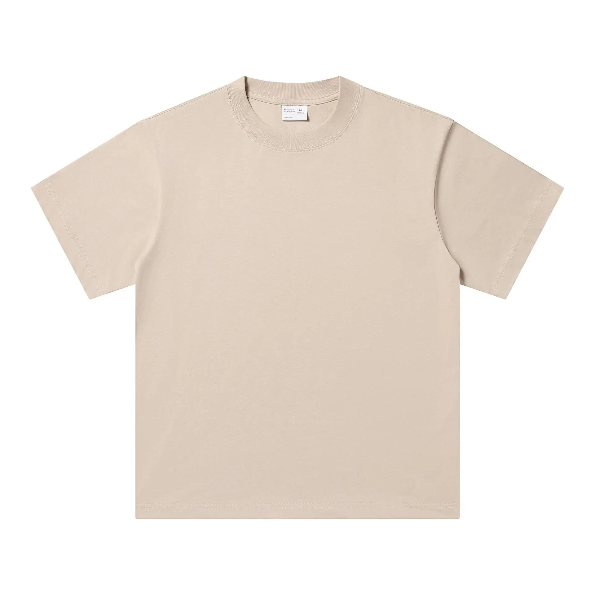 Men's Pink Cotton T-Shirt 300g Double Yarn - Image 7