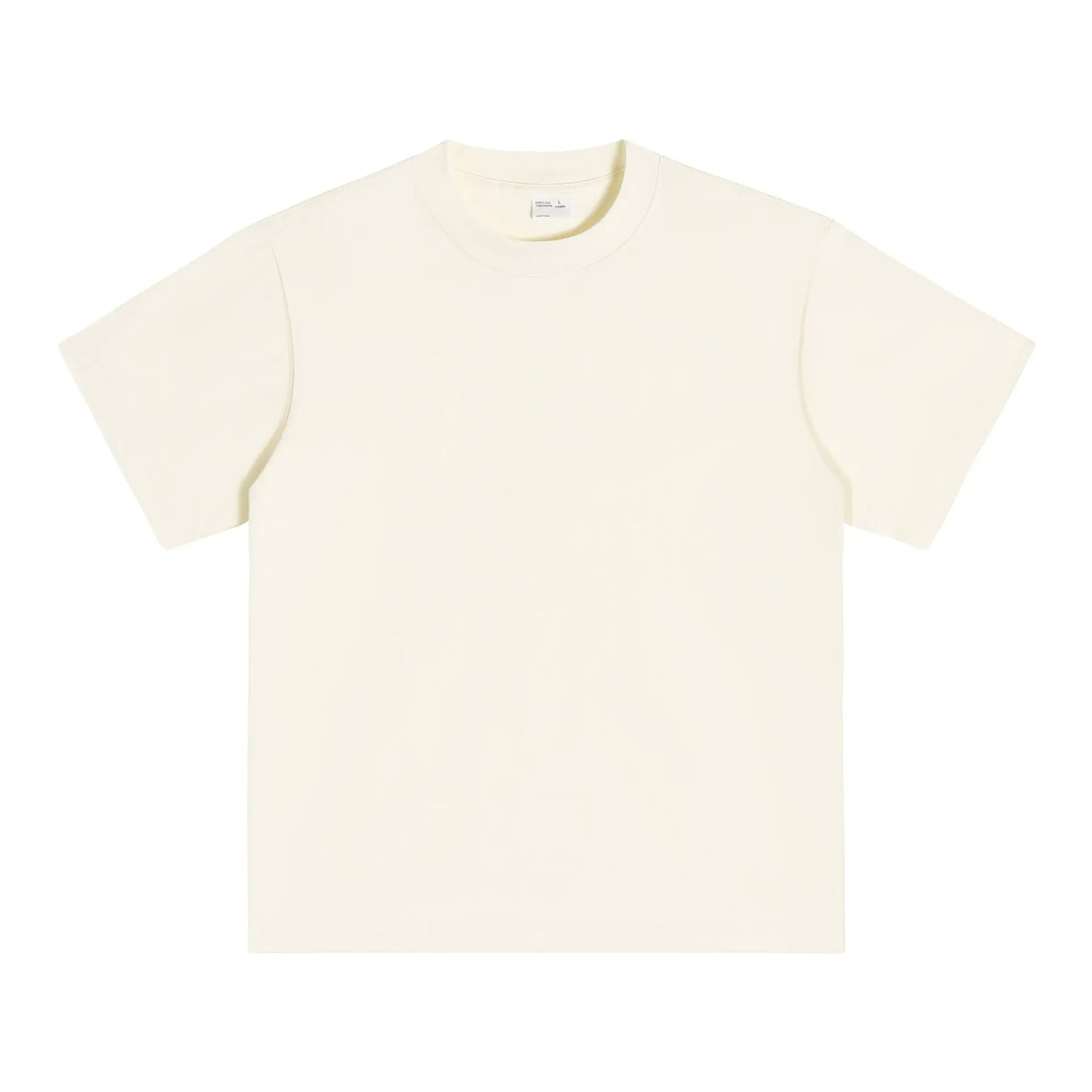 Men's Pink Cotton T-Shirt 300g Double Yarn - Image 8