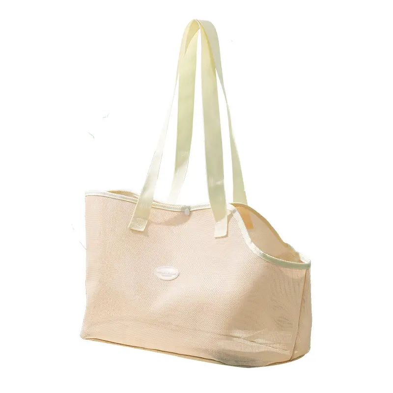 Silver Mesh Anti-Break Dog Bag One Shoulder Lightweight Pet Bag - Image 15