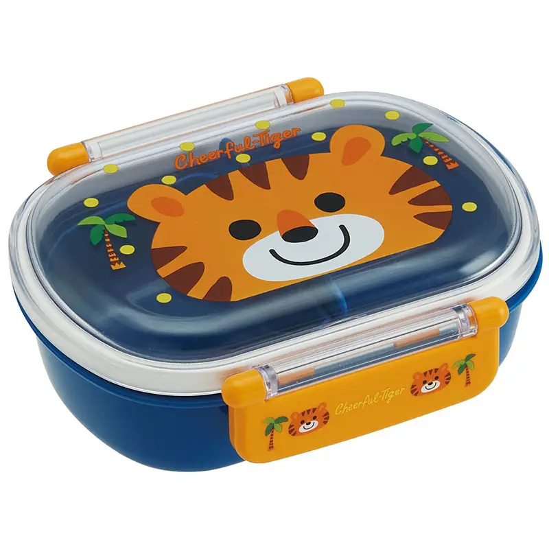 Japanese imported sealed crisper children Primary School student salad bento box compartment hot lunch box microwave 360ml