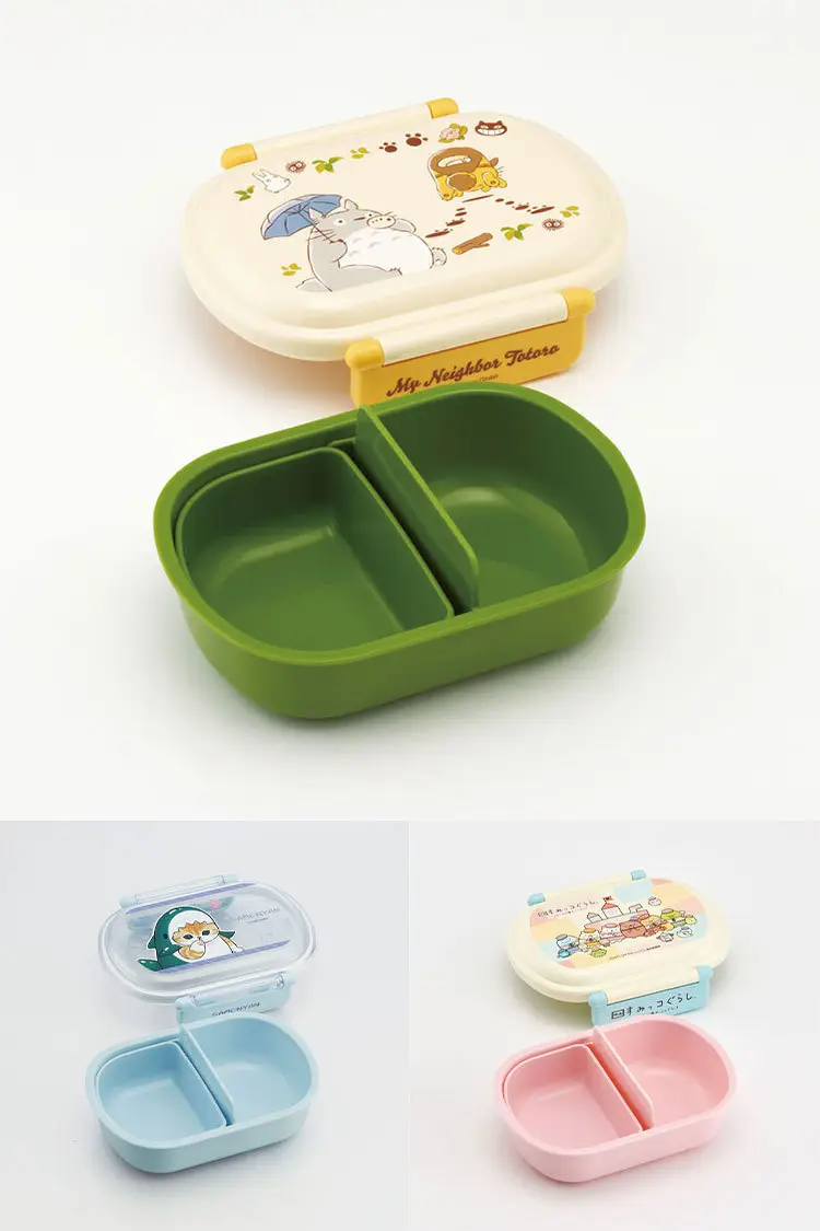 Japanese imported sealed crisper children Primary School student salad bento box compartment hot lunch box microwave 360ml — feature 5