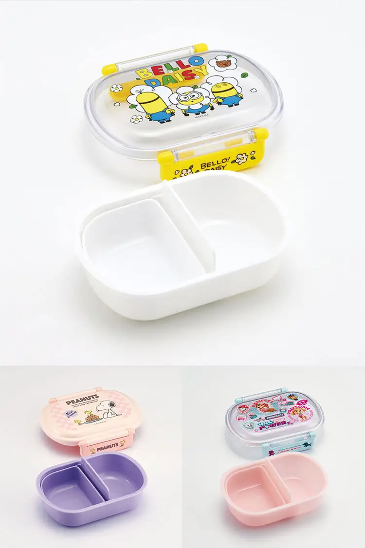 Japanese imported sealed crisper children Primary School student salad bento box compartment hot lunch box microwave 360ml — feature 6