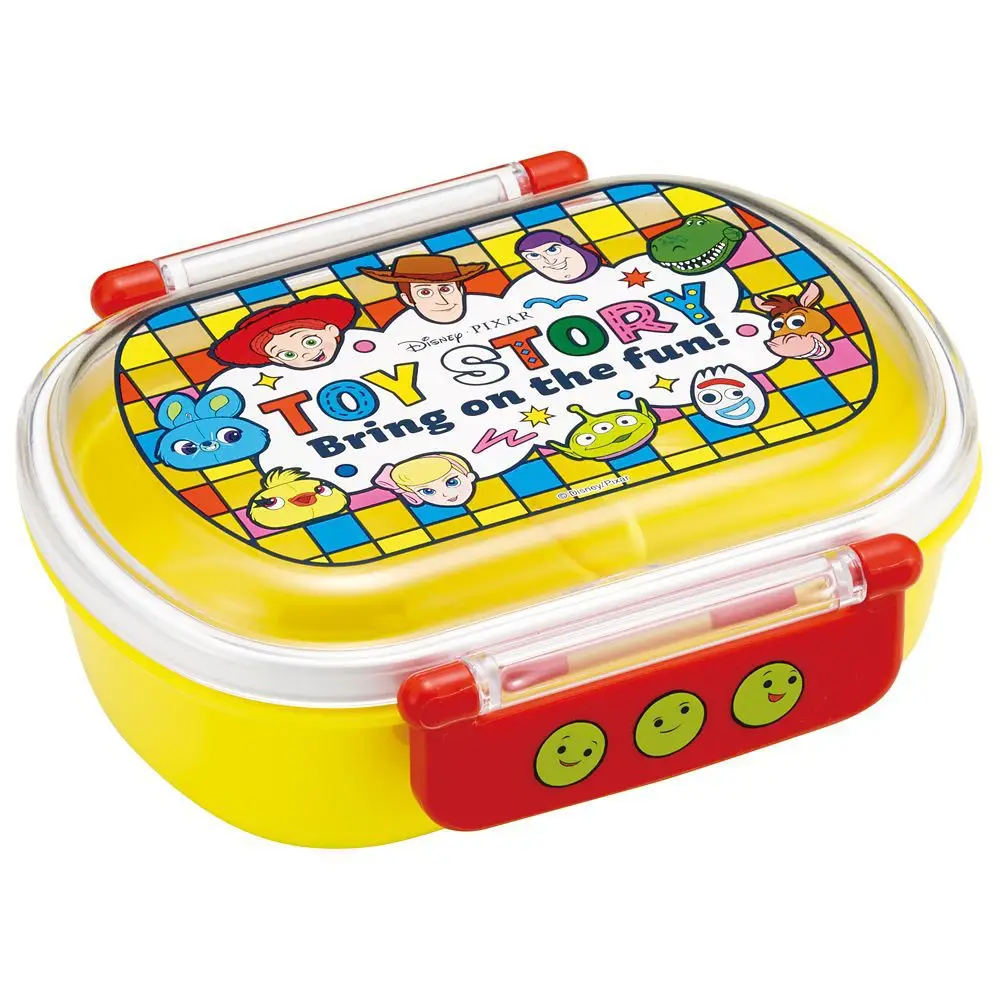 Japanese imported sealed crisper children Primary School student salad bento box compartment hot lunch box microwave 360ml