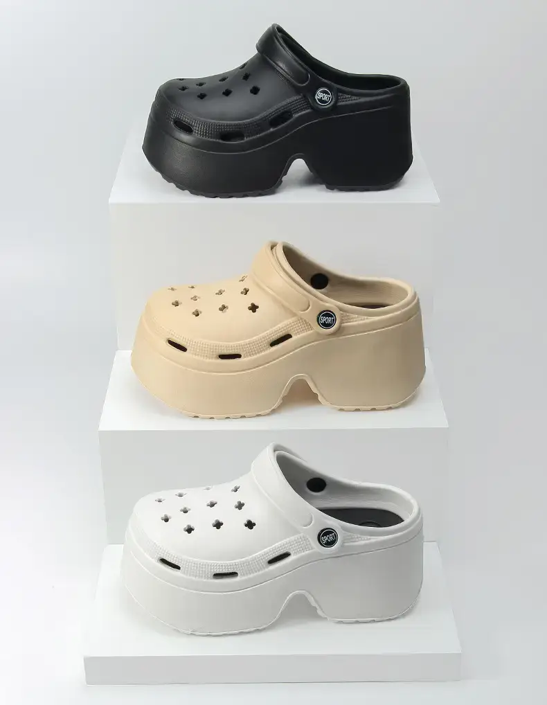 Women's White Cartoon Platform Sandals Summer — feature 13