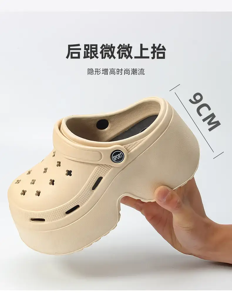 Women's White Cartoon Platform Sandals Summer — feature 8