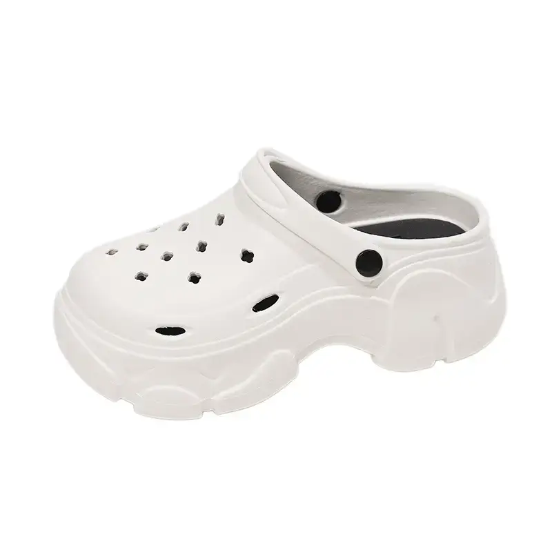 Women's White Cartoon Platform Sandals Summer