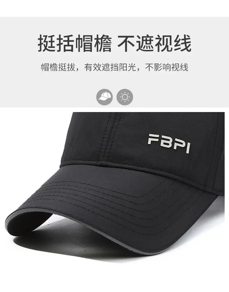 F88Pli Embroidered Baseball Cap for Men Women — feature 2