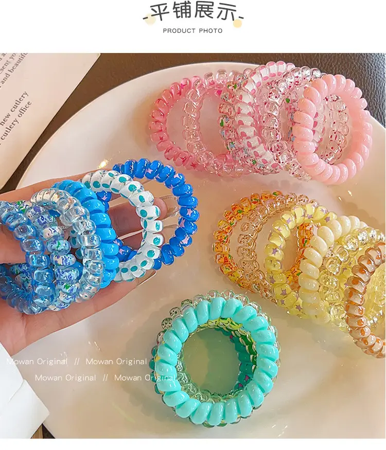 Gradient Color Hair Bands for Girls Summer Wear — feature 3