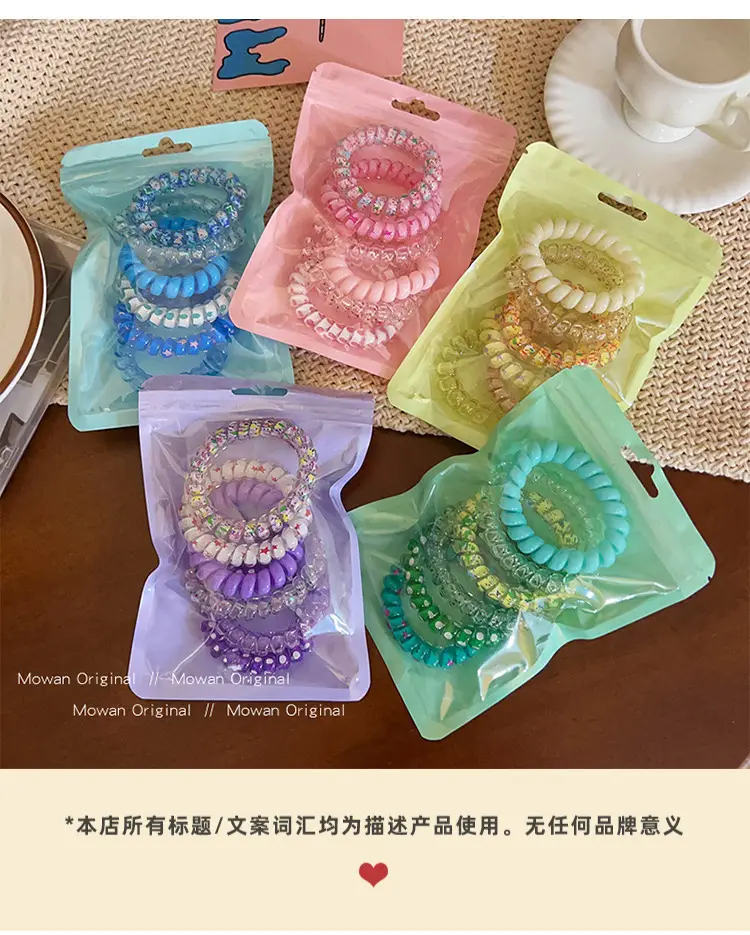 Gradient Color Hair Bands for Girls Summer Wear — feature 5