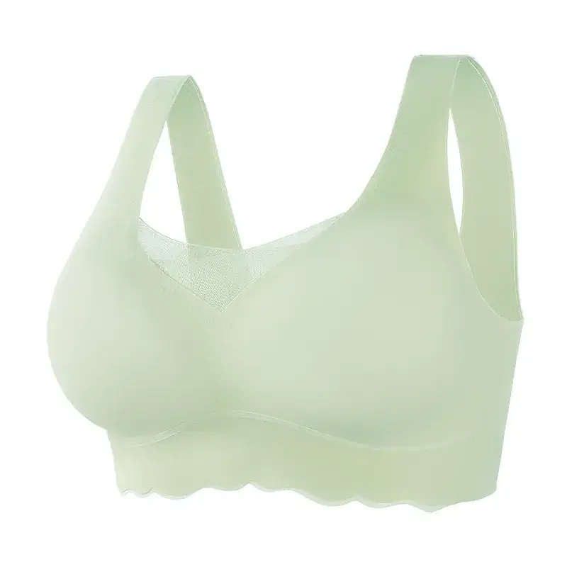 Plus Size Anti-Slip Pull-Up Bra Cream