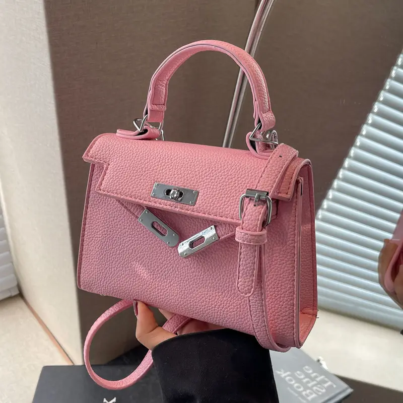 White Leather Shoulder Bag for Women 2024 Spring - Image 8