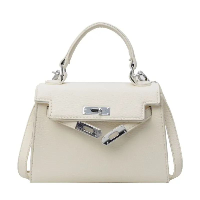 White Leather Shoulder Bag for Women 2024 Spring - Image 9