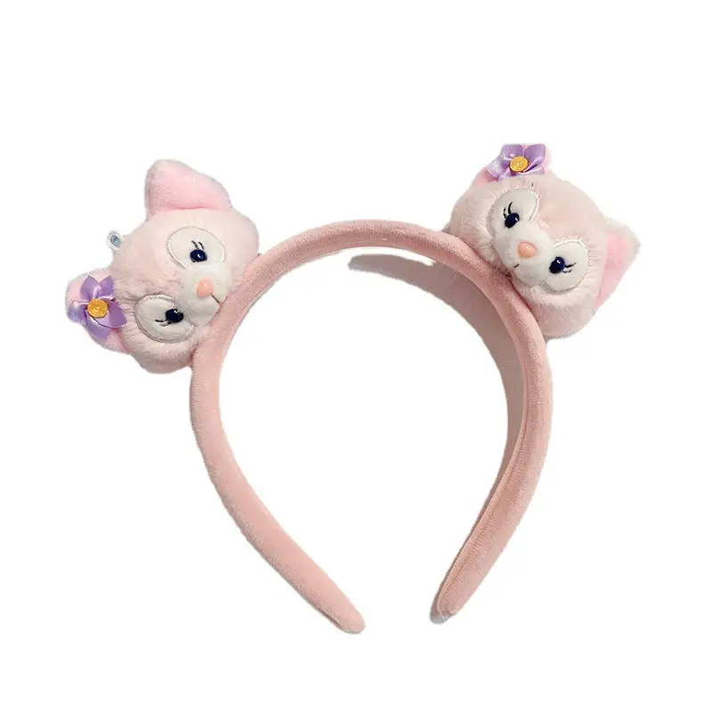 Cute Plush Bear Ear Headband for Girls - Image 4