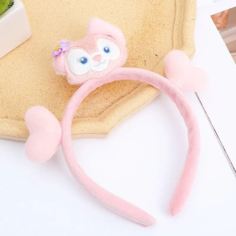 Cute Plush Bear Ear Headband for Girls - Image 5