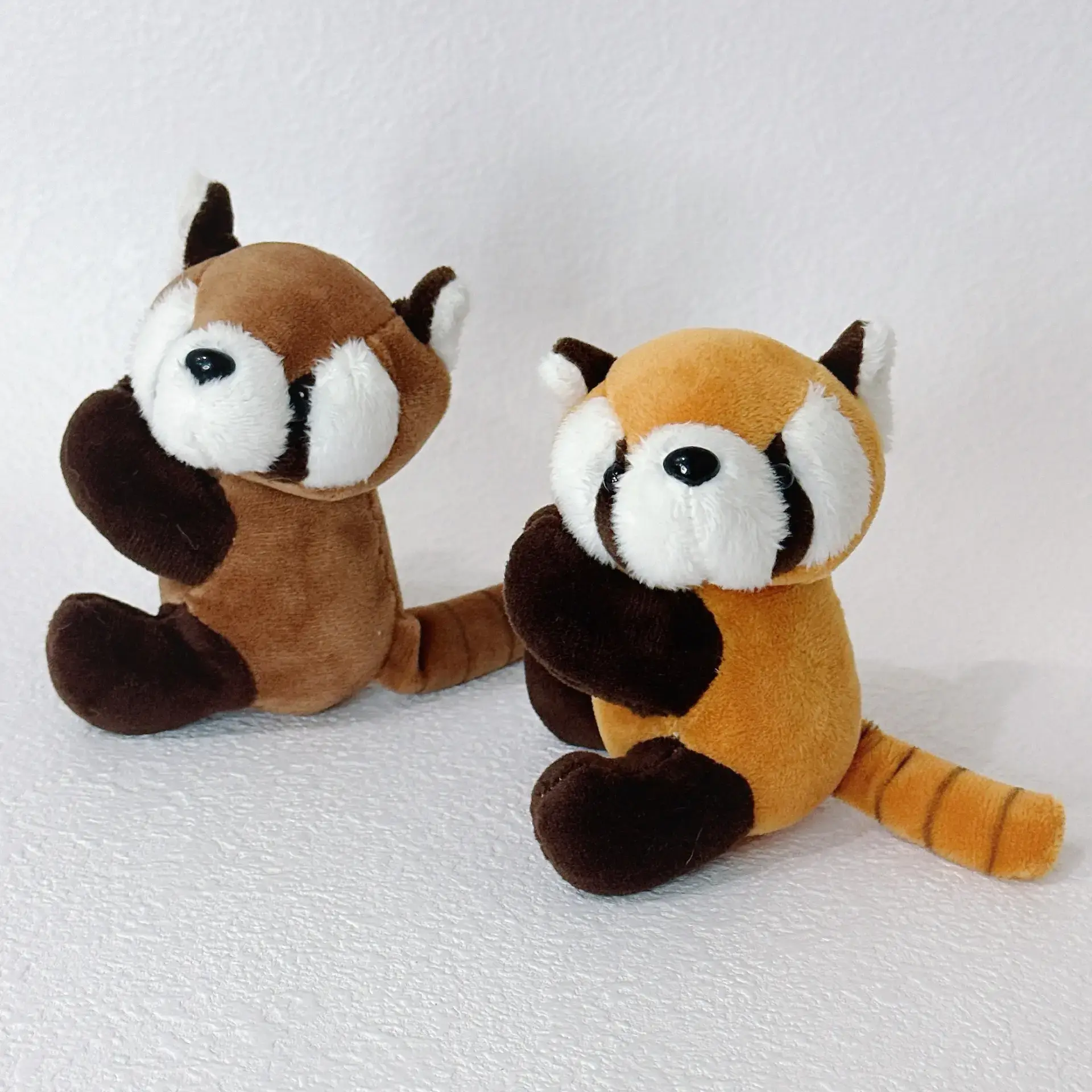 Cute Little Raccoon Plush Toy Doll with Hair Accessories — feature 10