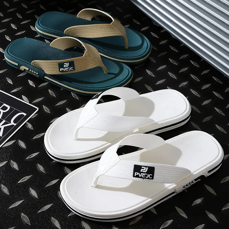 Flip-Flops men's summer fashionable outdoor non-slip flip-flops Sports soft bottom wear-resistant Vietnam rubber beach sandals