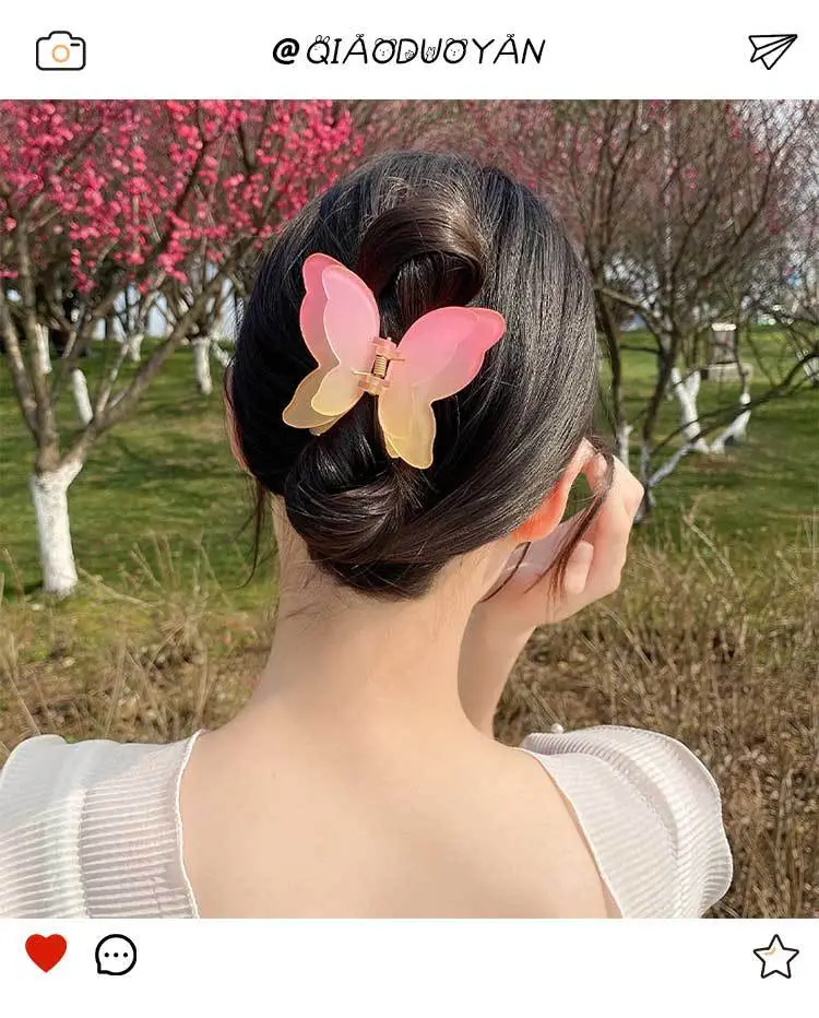 Spring Butterfly Hairpin Clip for Women — feature 1