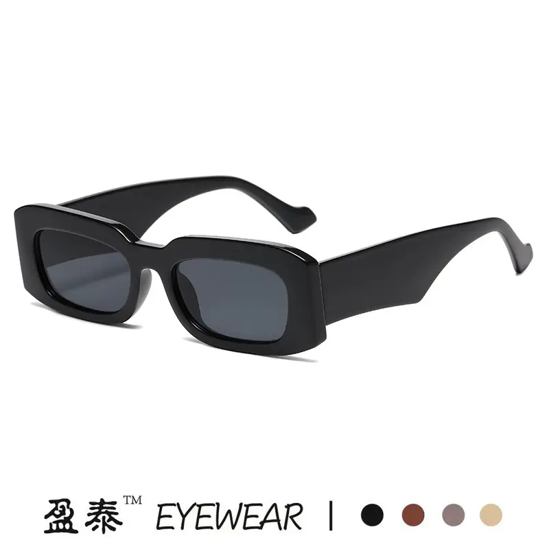 Green Brown Square Sunglasses 2024 New - Image 9