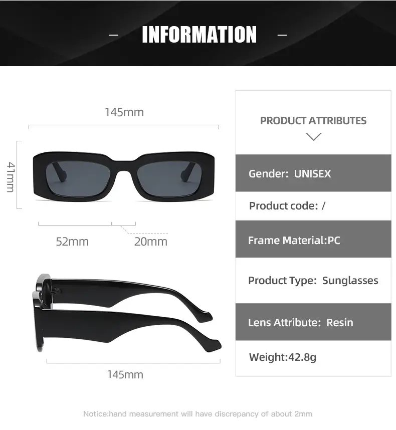 Green Brown Square Sunglasses 2024 New — feature 12