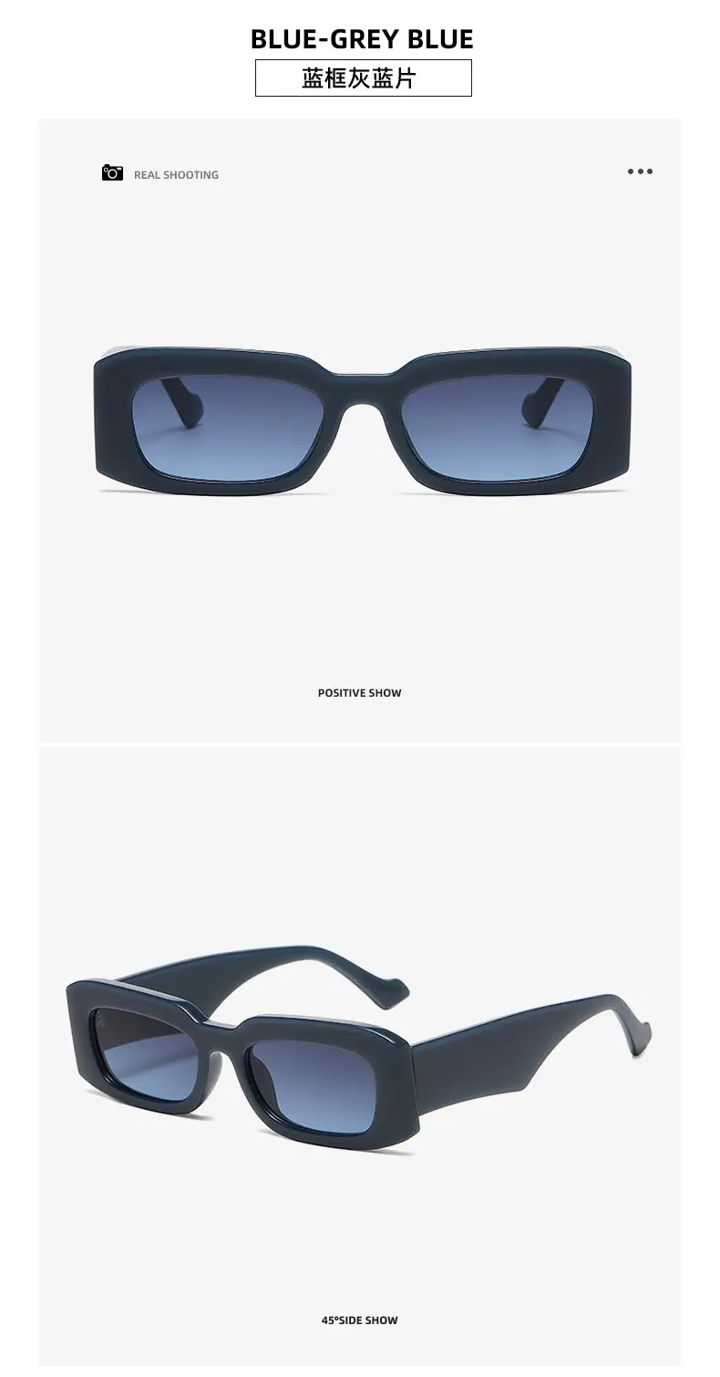 Green Brown Square Sunglasses 2024 New — feature 17