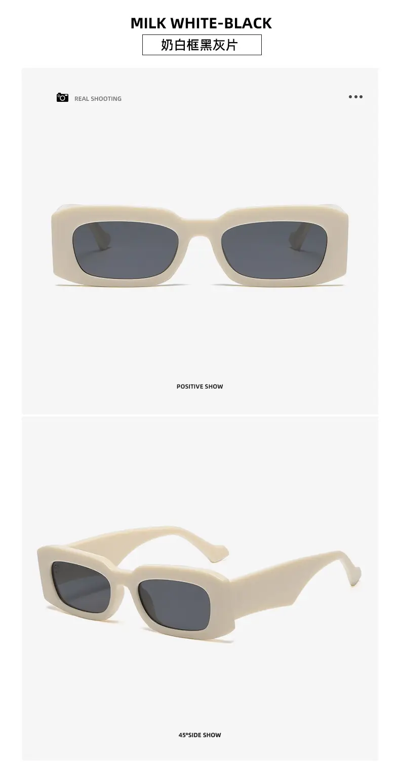 Green Brown Square Sunglasses 2024 New — feature 18