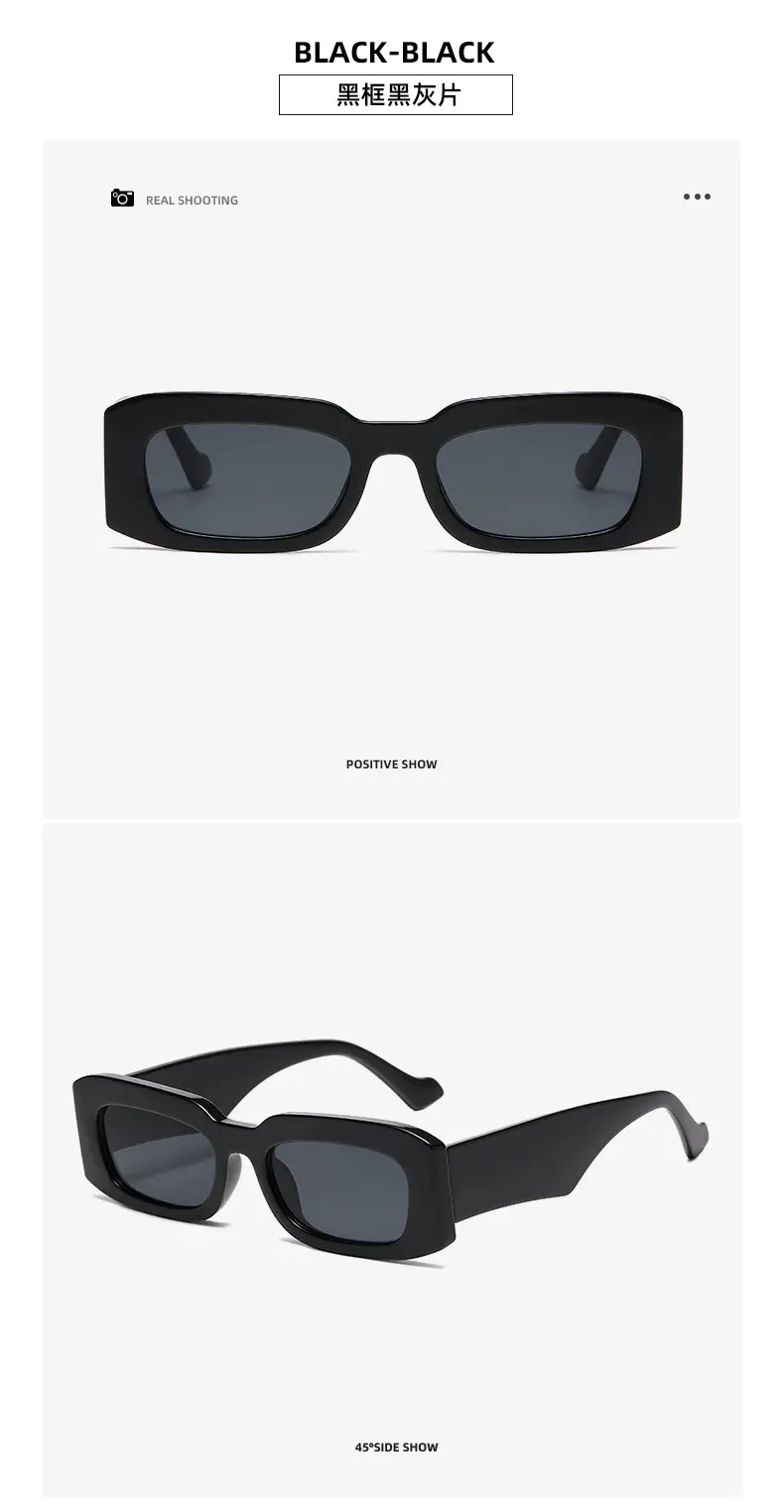 Green Brown Square Sunglasses 2024 New — feature 19