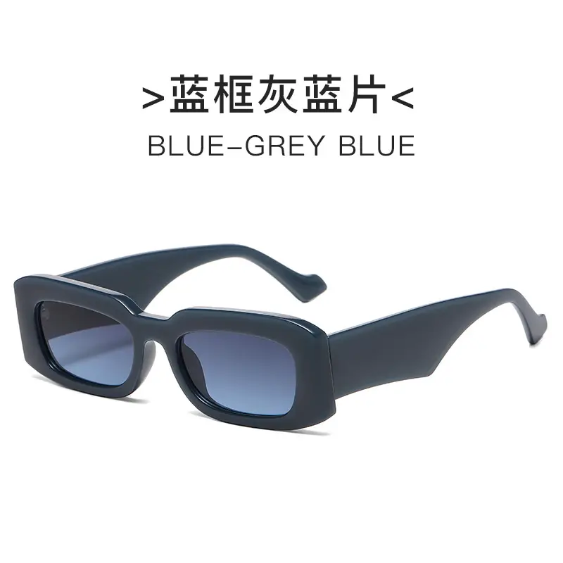 Green Brown Square Sunglasses 2024 New - Image 4