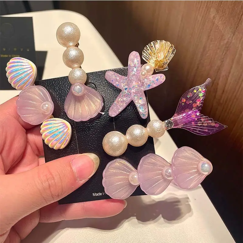 Pearl Shell Hairpin Clip for Women - Image 64