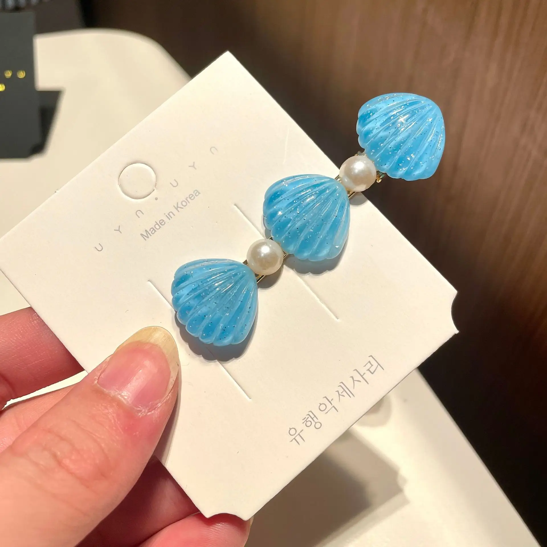 Pearl Shell Hairpin Clip for Women - Image 10