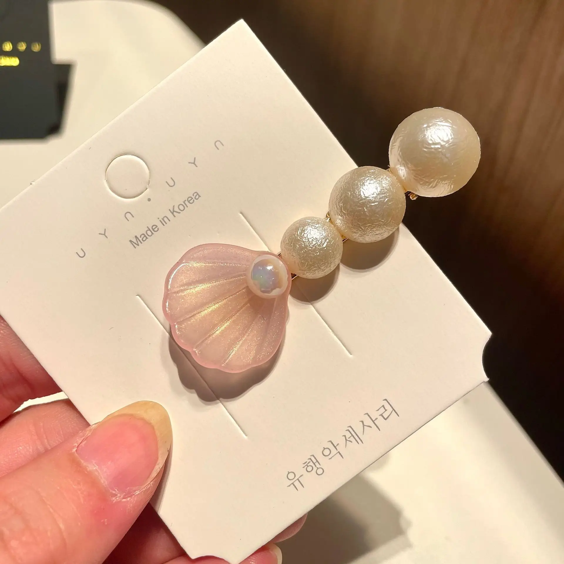 Pearl Shell Hairpin Clip for Women - Image 22