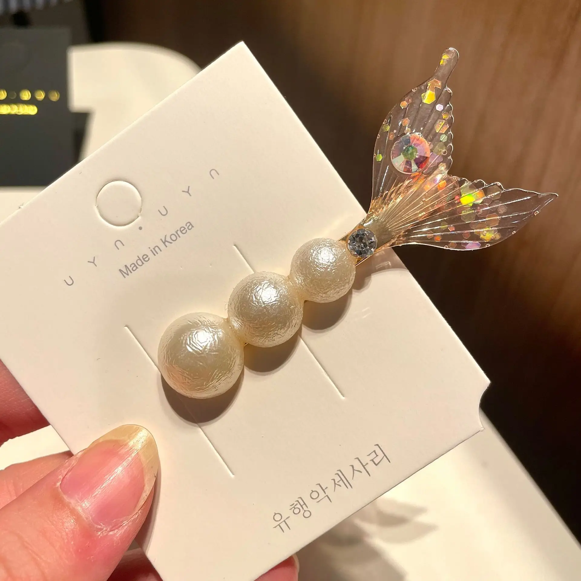 Pearl Shell Hairpin Clip for Women - Image 24