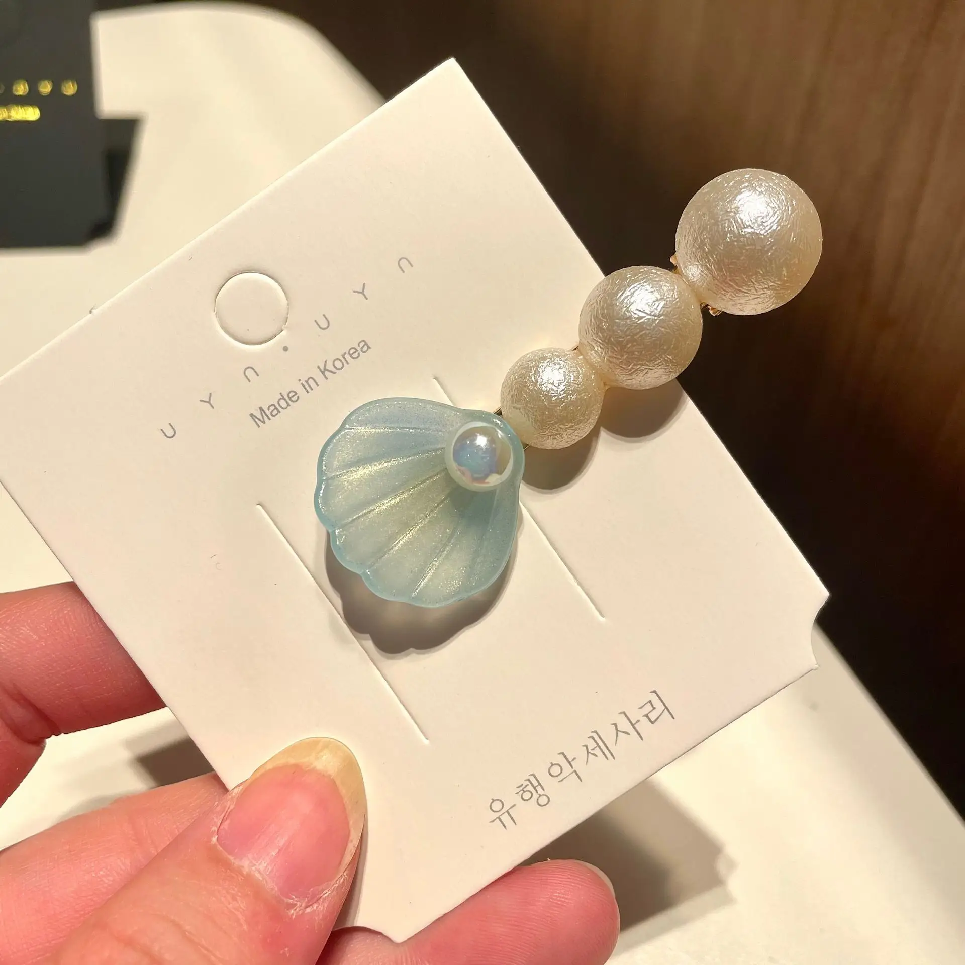 Pearl Shell Hairpin Clip for Women - Image 27
