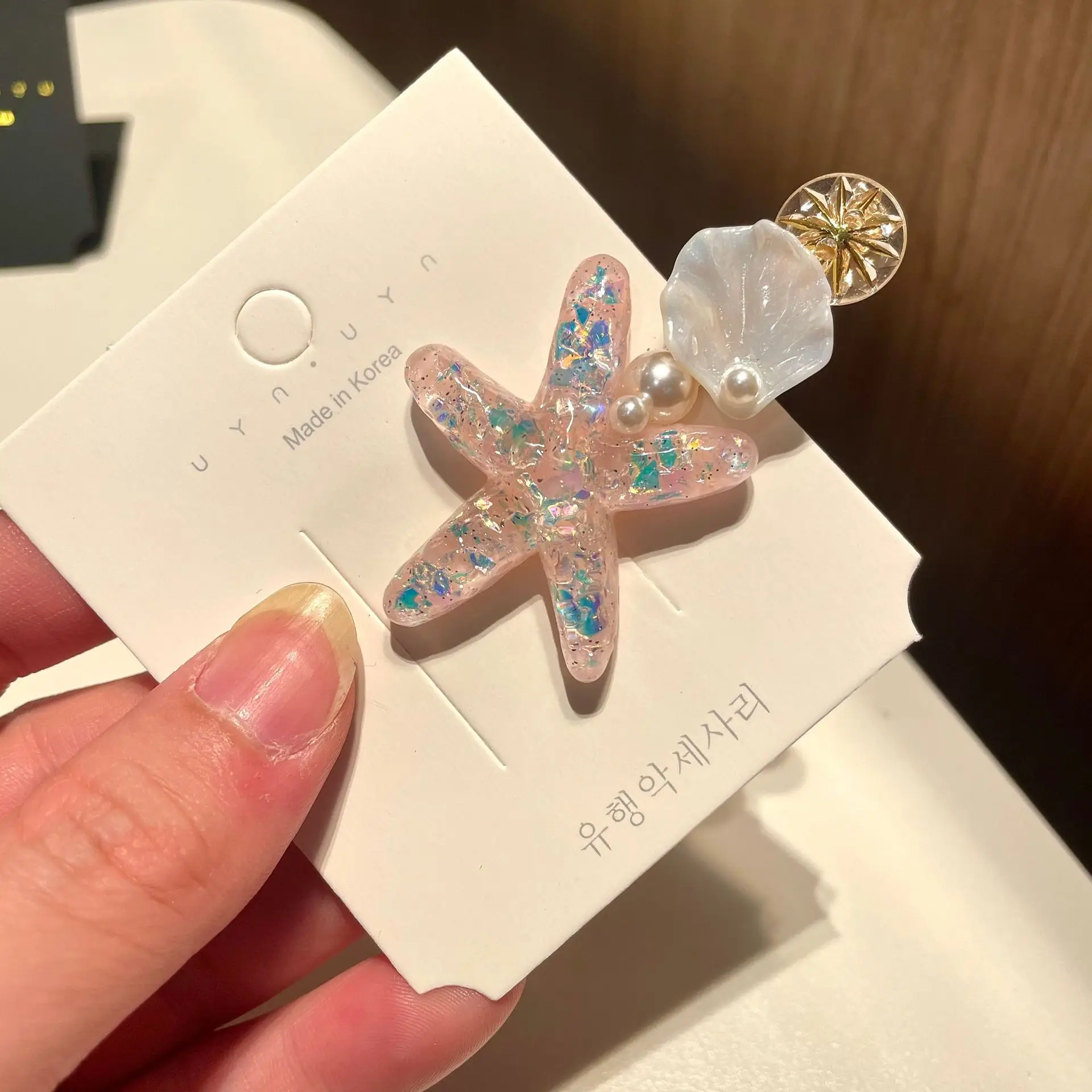 Pearl Shell Hairpin Clip for Women - Image 3
