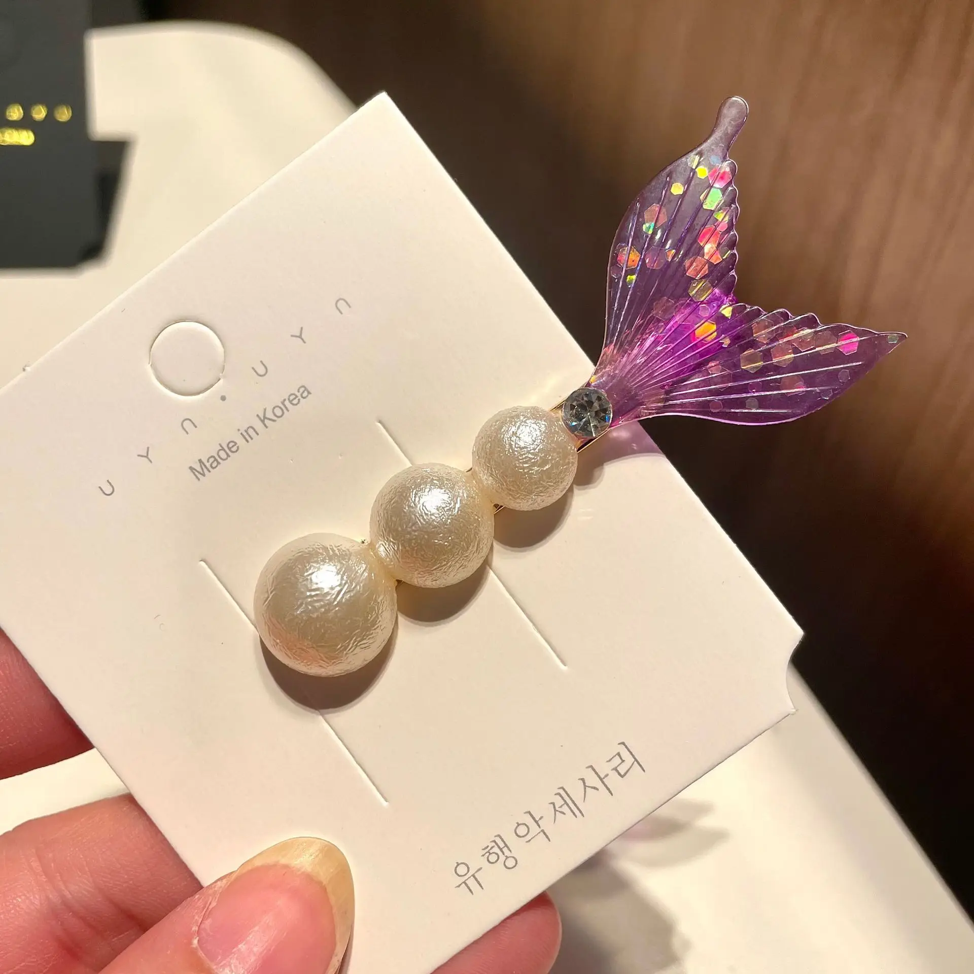 Pearl Shell Hairpin Clip for Women - Image 34