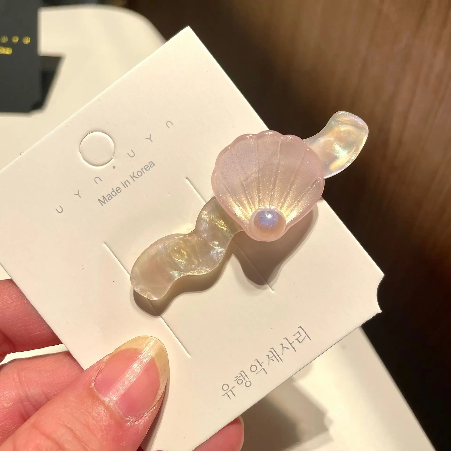 Pearl Shell Hairpin Clip for Women - Image 41