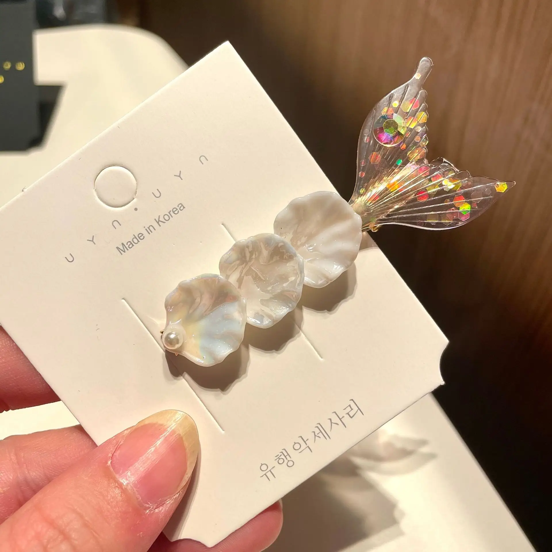 Pearl Shell Hairpin Clip for Women - Image 44