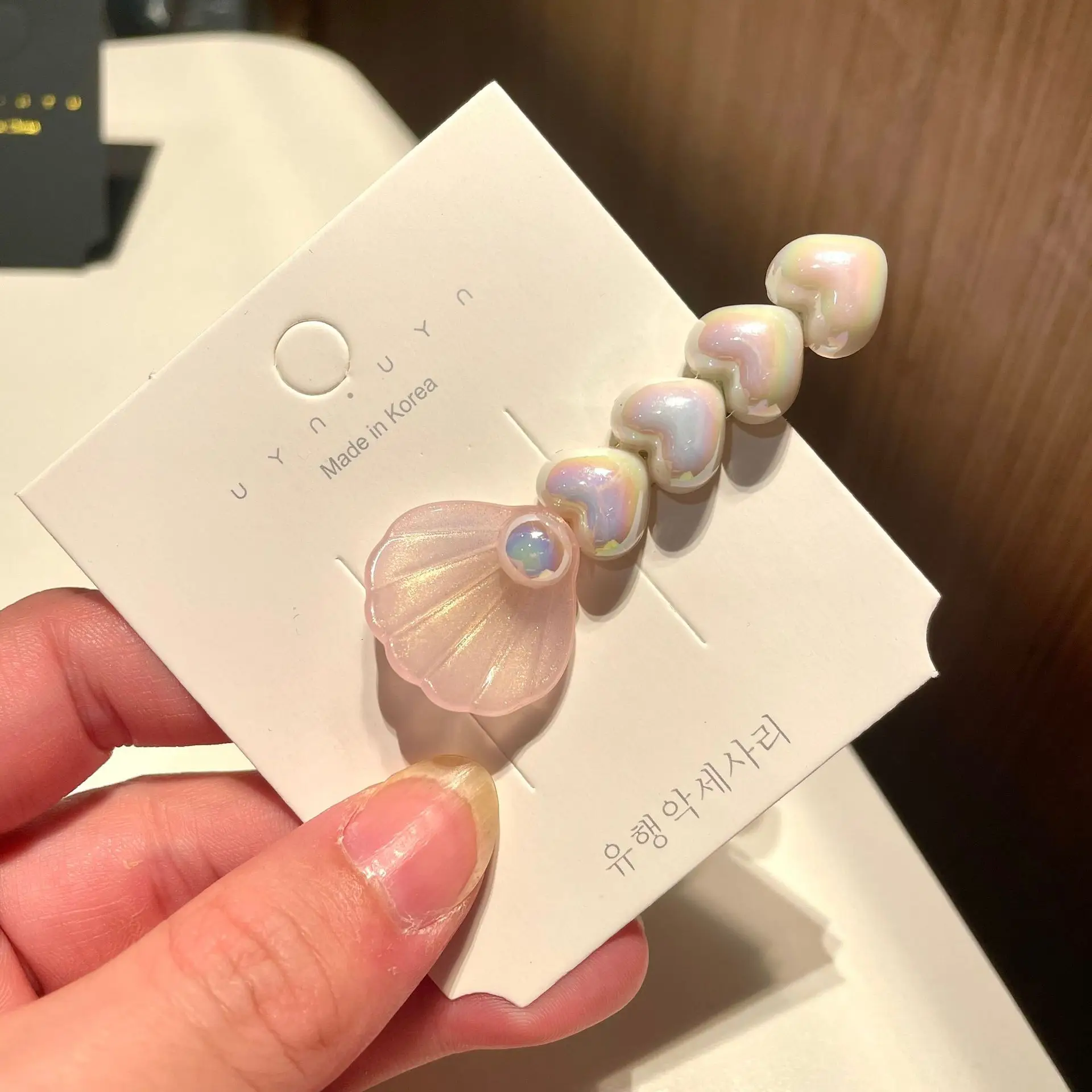 Pearl Shell Hairpin Clip for Women - Image 45