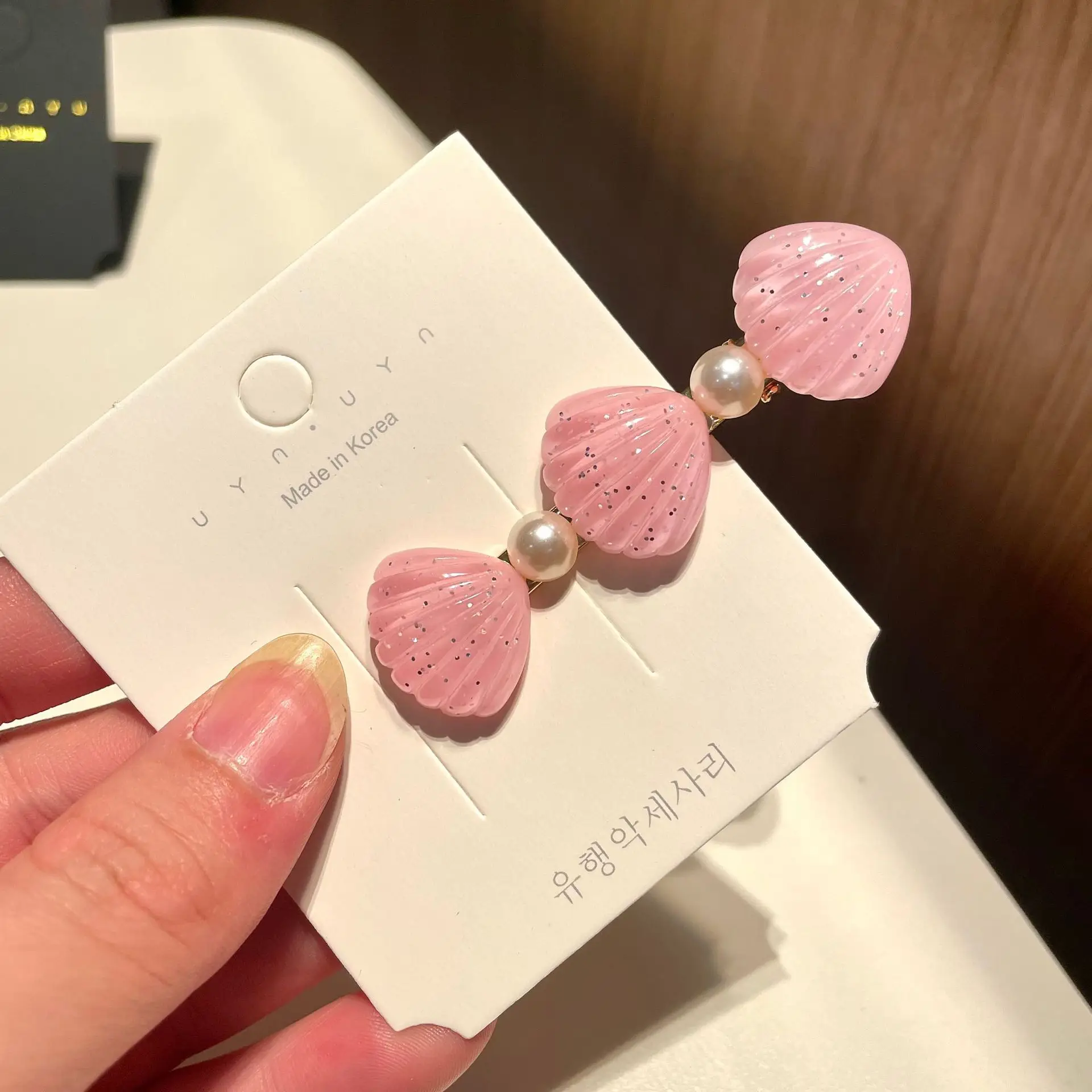 Pearl Shell Hairpin Clip for Women - Image 5