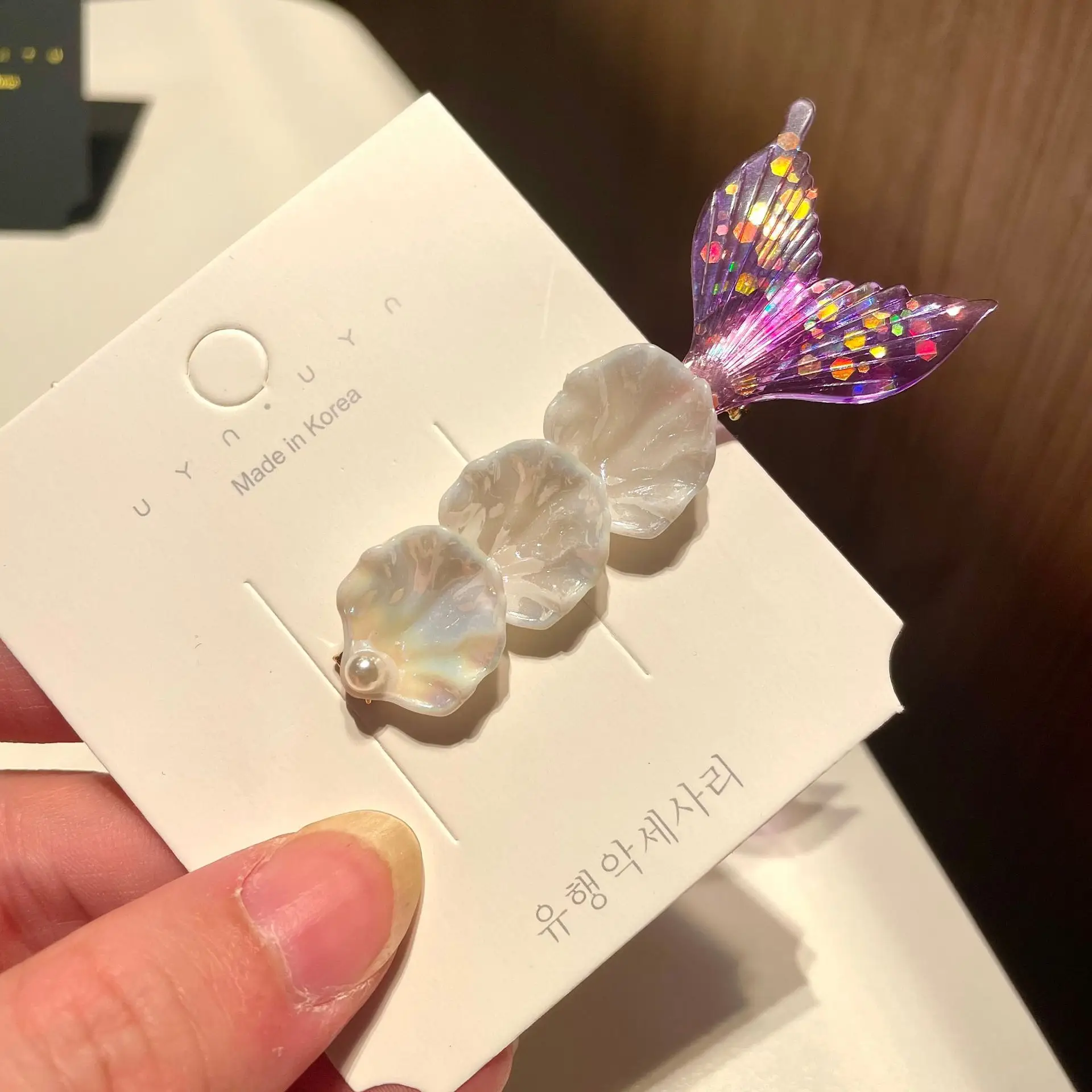 Pearl Shell Hairpin Clip for Women - Image 54