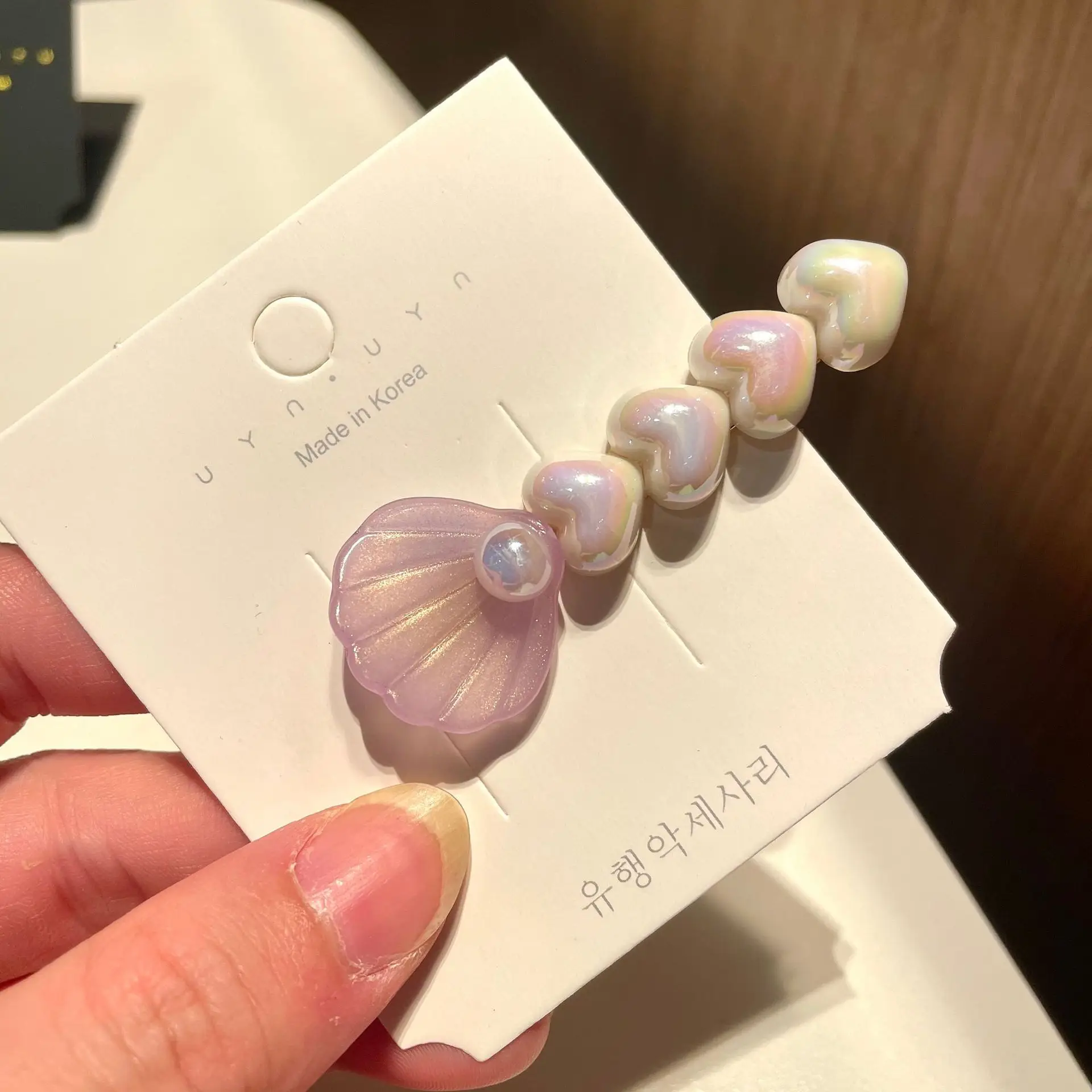 Pearl Shell Hairpin Clip for Women - Image 55
