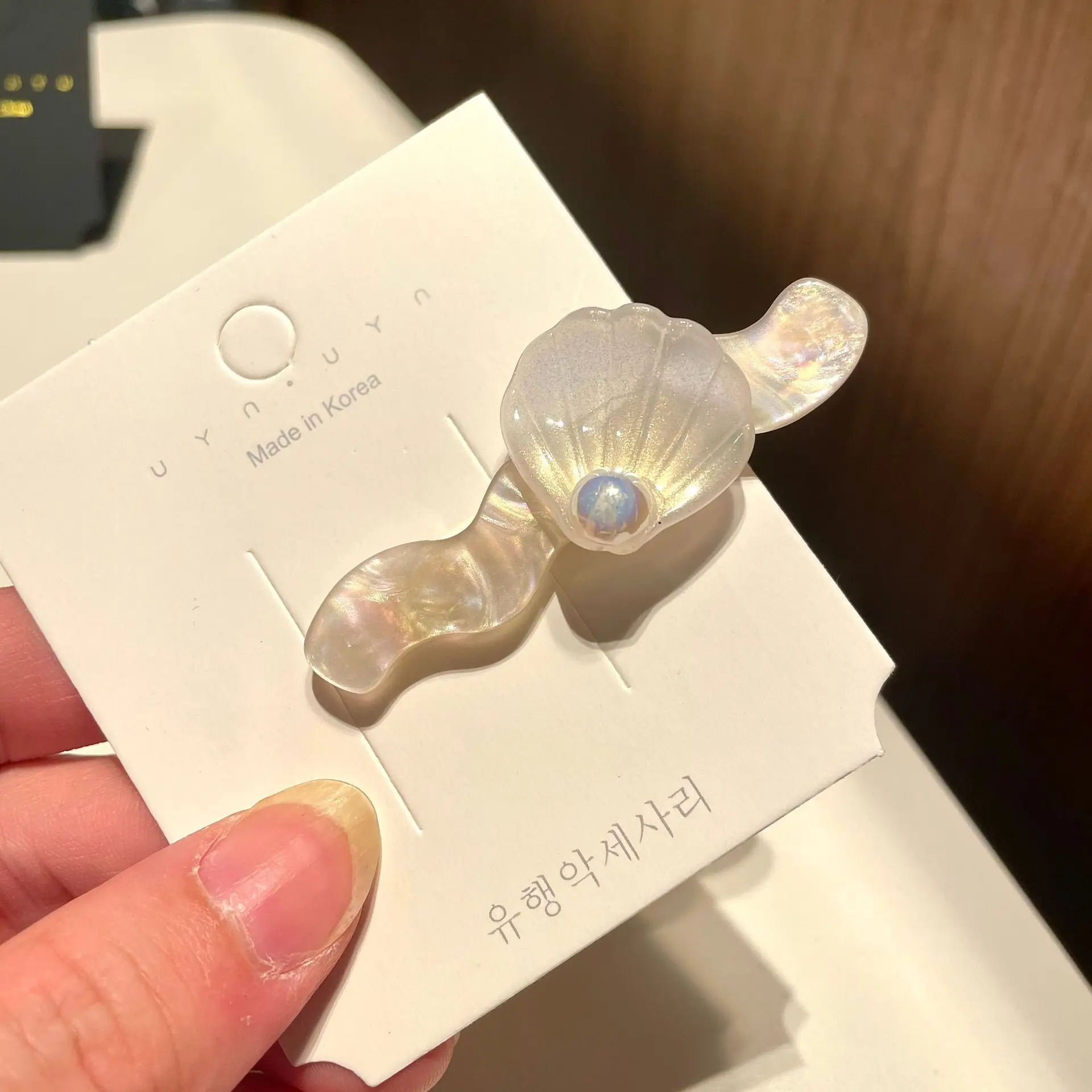 Pearl Shell Hairpin Clip for Women - Image 56