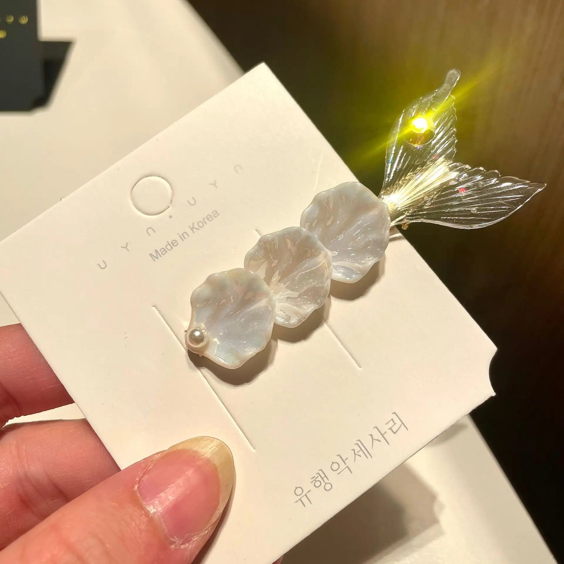 Pearl Shell Hairpin Clip for Women - Image 59