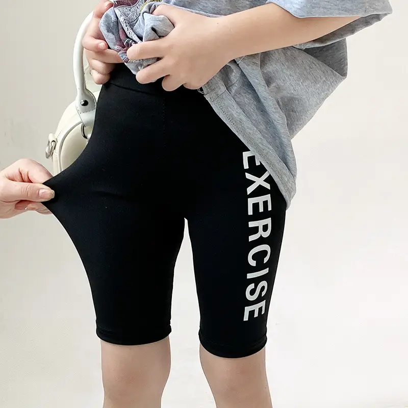 Girls Yoga Pants with Exercise Brand & Pink Bag - Image 10