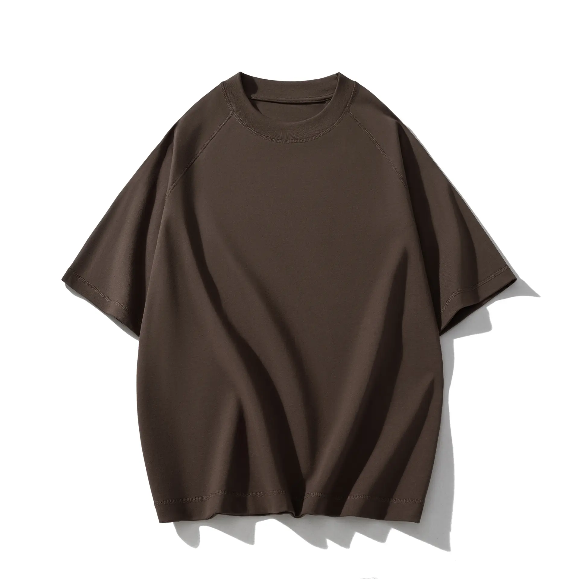 300g Heavy Raglan Pure Cotton T-Shirt for Men - Image 5